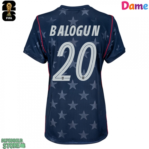 Forente stater Folarin Balogun #20 Replika Udebanetrøje Dame VM 2026 Kortærmet